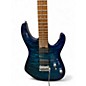 Used Charvel DK24 2PT E QM Blue Solid Body Electric Guitar