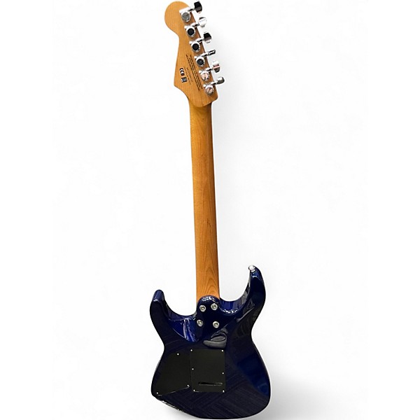 Used Charvel DK24 2PT E QM Blue Solid Body Electric Guitar