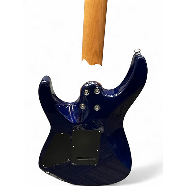 Used Charvel DK24 2PT E QM Blue Solid Body Electric Guitar