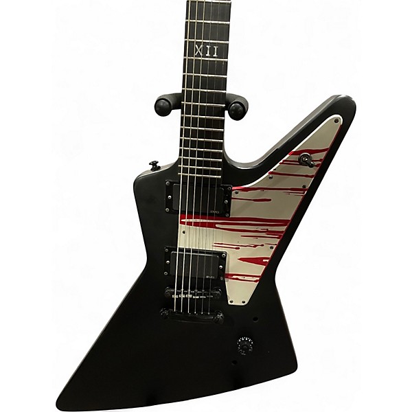 Used Epiphone Gothic 1958 Explorer Satin Black Solid Body Electric Guitar