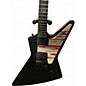 Used Epiphone Gothic 1958 Explorer Satin Black Solid Body Electric Guitar