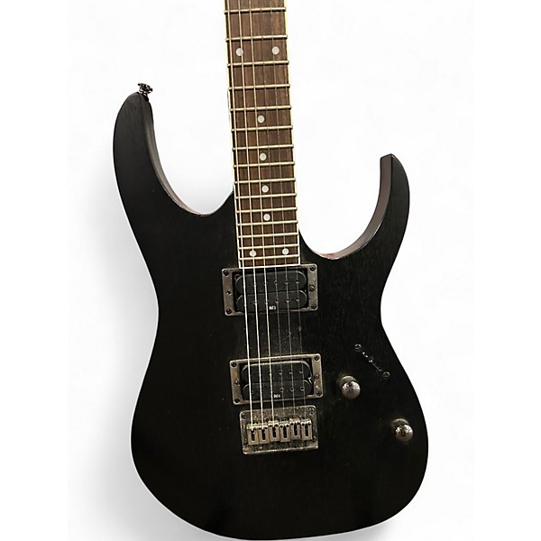 Used Ibanez RG321MH Black Solid Body Electric Guitar