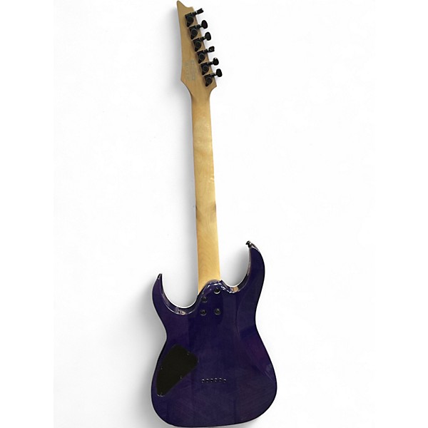 Used Ibanez RG421QM Cerulean Blue Blue Burst Solid Body Electric Guitar
