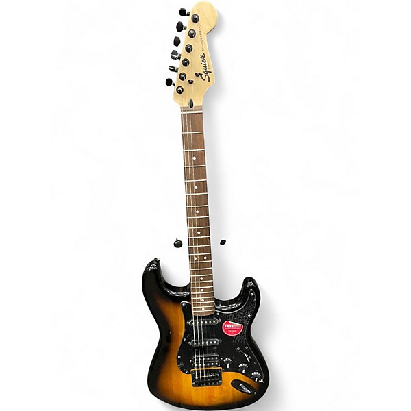 Used Squier Affinity Stratocaster 2 Tone Sunburst Solid Body Electric Guitar