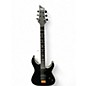 Used Schecter Guitar Research C1 SLS ELITE EVIL TWIN Black Solid Body Electric Guitar thumbnail