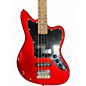 Used Squier JAGUAR BASS Torino Red Electric Bass Guitar