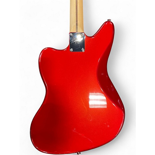 Used Squier JAGUAR BASS Torino Red Electric Bass Guitar