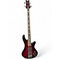 Used Schecter Guitar Research Stiletto Extreme 4 String Crimson Red Burst Electric Bass Guitar thumbnail