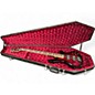Used Schecter Guitar Research Stiletto Extreme 4 String Crimson Red Burst Electric Bass Guitar
