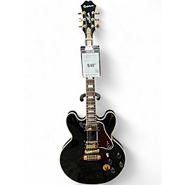 Used Epiphone BB King Lucille Black Hollow Body Electric Guitar