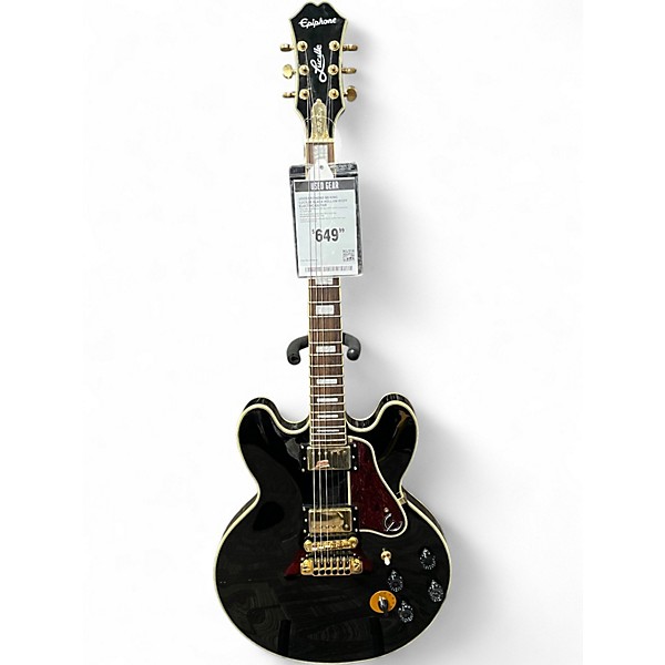 Used Epiphone BB King Lucille Black Hollow Body Electric Guitar