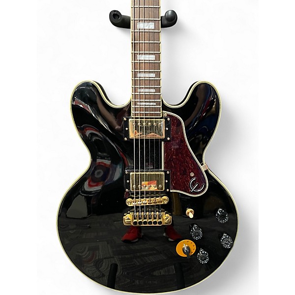Used Epiphone BB King Lucille Black Hollow Body Electric Guitar