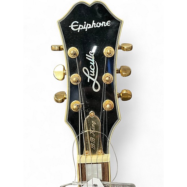 Used Epiphone BB King Lucille Black Hollow Body Electric Guitar