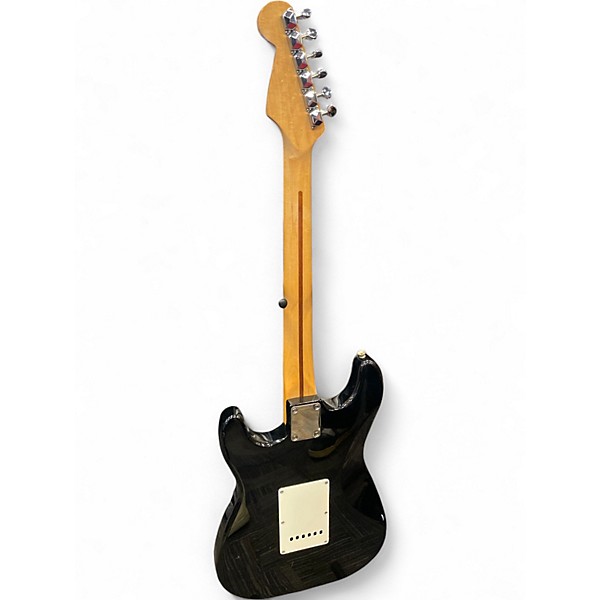 Used Fender Squire Series Strat Black Solid Body Electric Guitar
