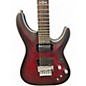 Used Schecter Guitar Research C1 Floyd Rose Platinum Wine Red Solid Body Electric Guitar