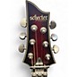 Used Schecter Guitar Research C1 Floyd Rose Platinum Wine Red Solid Body Electric Guitar