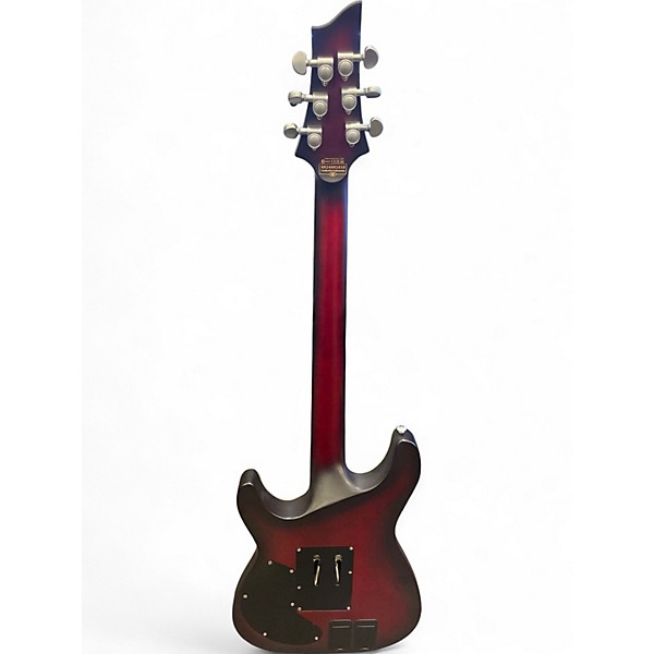 Used Schecter Guitar Research C1 Floyd Rose Platinum Wine Red Solid Body Electric Guitar