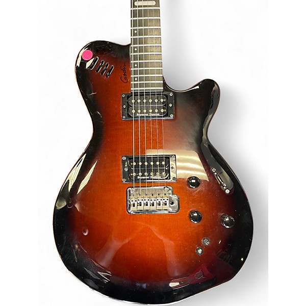 Used Godin LGXT Synth Access Sunburst Solid Body Electric Guitar