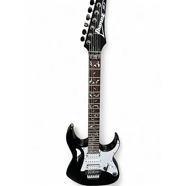 Used Ibanez JEM JR Black Solid Body Electric Guitar