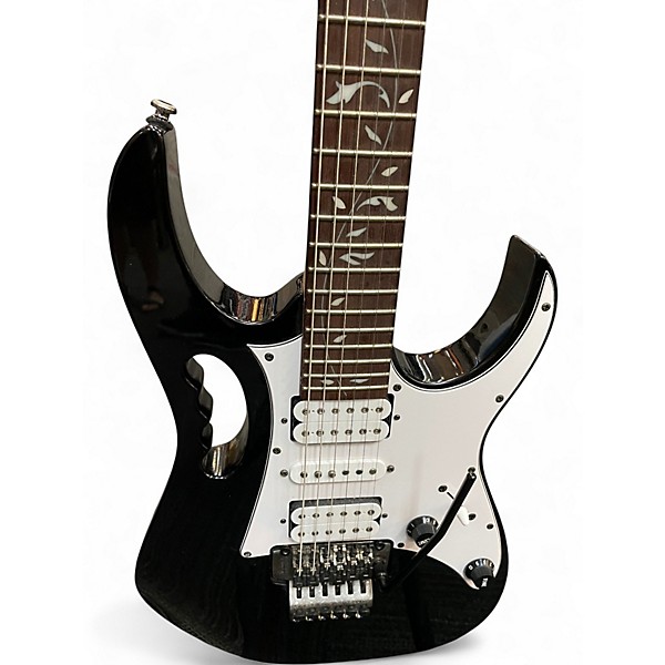 Used Ibanez JEM JR Black Solid Body Electric Guitar