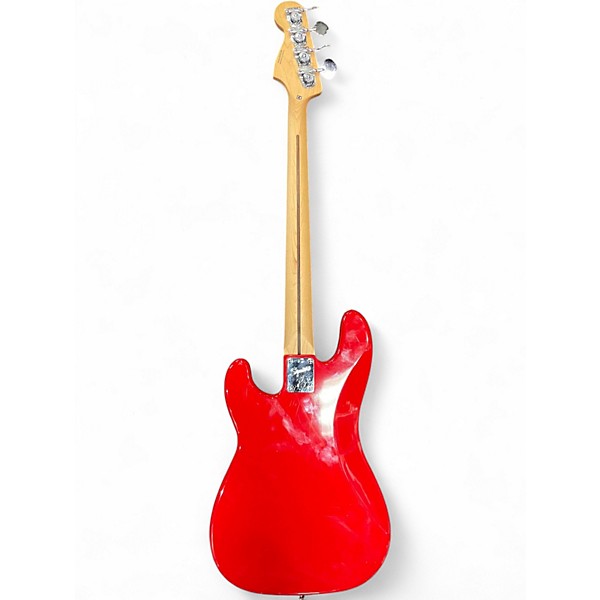 Used Squier Affinity Precision Bass Dakota Red Electric Bass Guitar