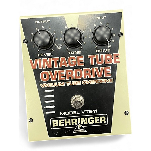 Used Behringer VT911 VINTAGE TUBE OVERDRIVE Effect Pedal