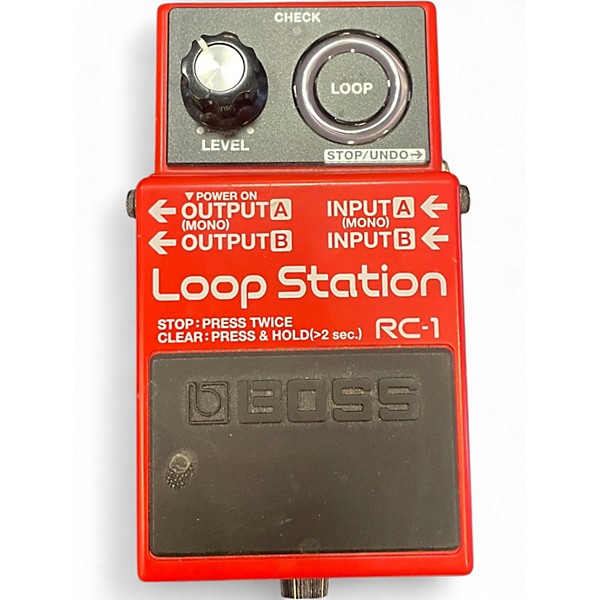 Used BOSS RC1 Loop Station Pedal
