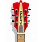 Used Backlund Rockerbox Deluxe Left Handed Red Hollow Body Electric Guitar