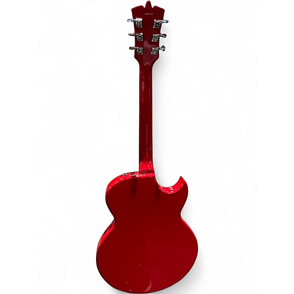 Used Backlund Rockerbox Deluxe Left Handed Red Hollow Body Electric Guitar