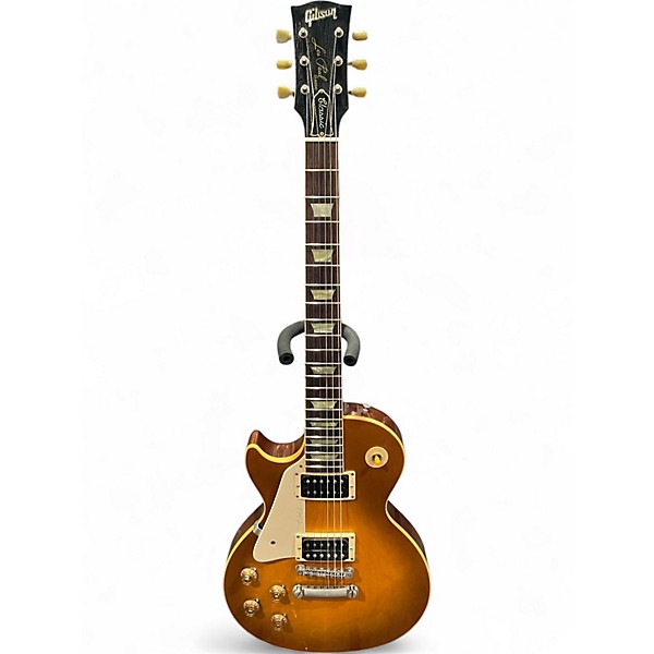 Vintage 1997 Gibson Les Paul Classic Left Handed Honey Burst Solid Body Electric Guitar
