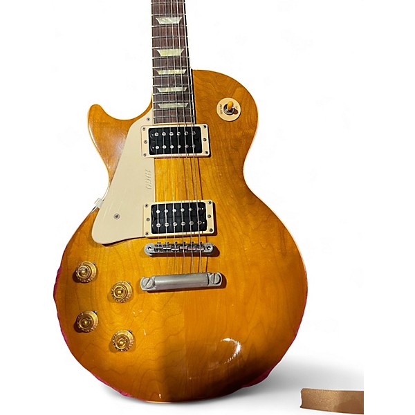Vintage 1997 Gibson Les Paul Classic Left Handed Honey Burst Solid Body Electric Guitar