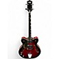 Used Eastwood Classic Tenor Left Handed Candy Red Burst Hollow Body Electric Guitar thumbnail