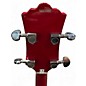 Used Eastwood Classic Tenor Left Handed Candy Red Burst Hollow Body Electric Guitar