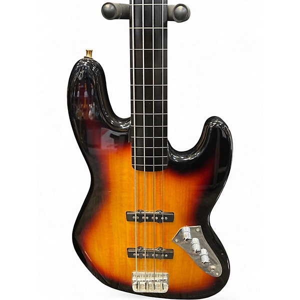 Used Squier Vintage Modified Fretless Jazz Bass 3 Color Sunburst Electric Bass Guitar
