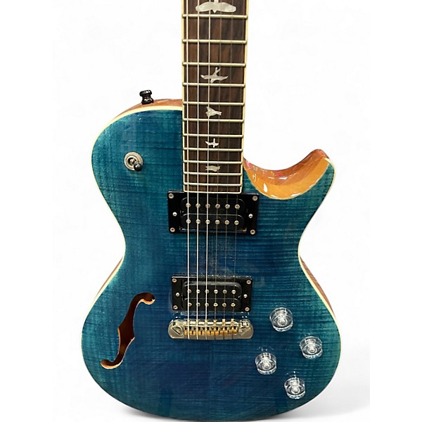 Used PRS Zach Myers Signature SE Sapphire Blue Trans Solid Body Electric Guitar