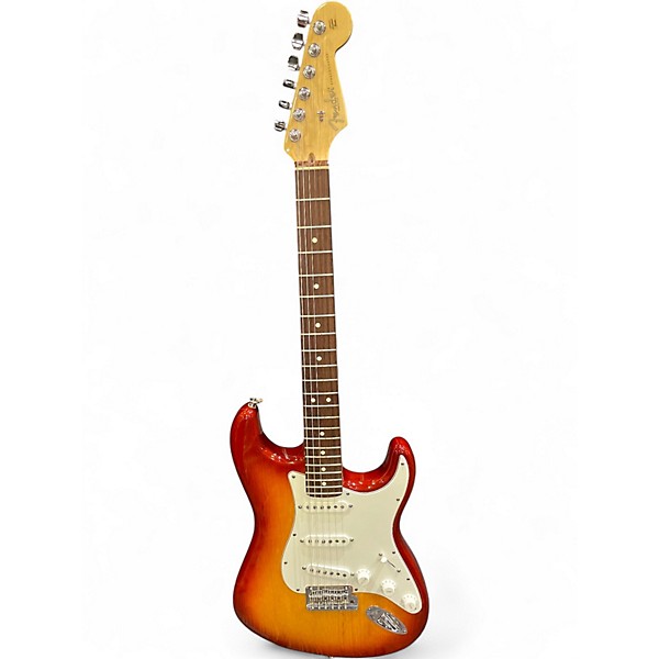 Used 2010 Fender American Standard Stratocaster Sienna Sunburst Solid Body Electric Guitar