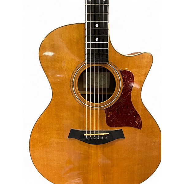 Used 2002 Taylor 414CE Natural Acoustic Electric Guitar