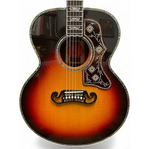 Used Gibson SJ Monarch 3 Color Sunburst Acoustic Guitar