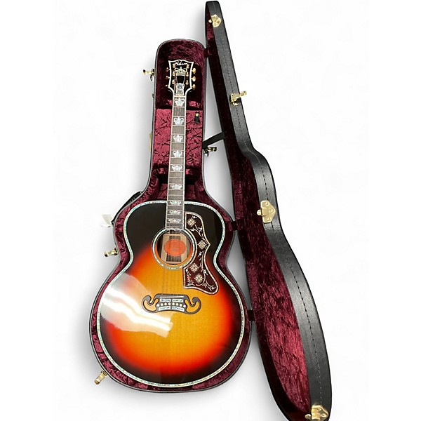 Used Gibson SJ Monarch 3 Color Sunburst Acoustic Guitar