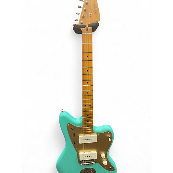 Used Squier JAZZMASTER Seafoam Green Solid Body Electric Guitar