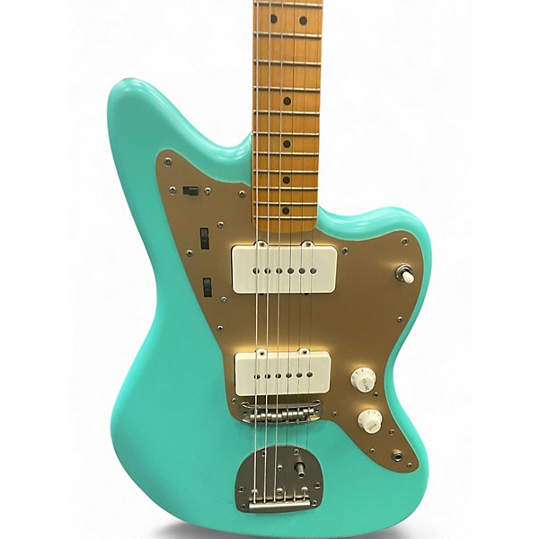 Used Squier JAZZMASTER Seafoam Green Solid Body Electric Guitar