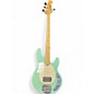 Used Sterling by Music Man Sub 4 Seafoam Green Electric Bass Guitar thumbnail