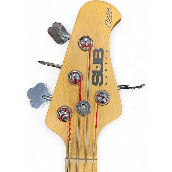 Used Sterling by Music Man Sub 4 Seafoam Green Electric Bass Guitar