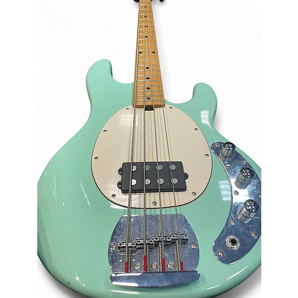 Used Sterling by Music Man Sub 4 Seafoam Green Electric Bass Guitar