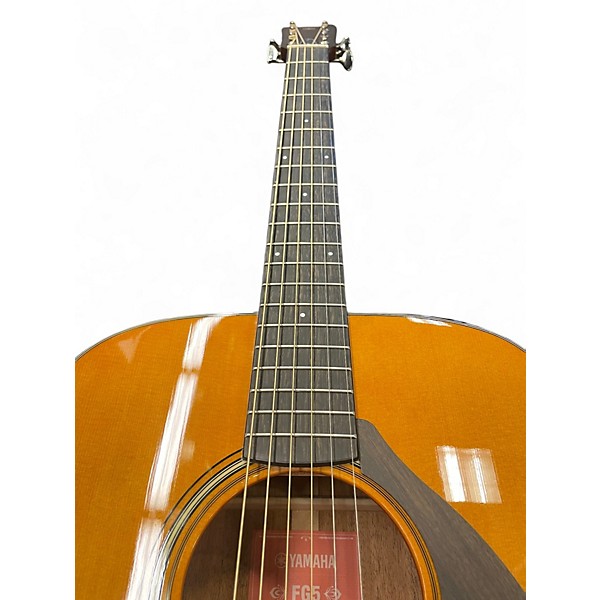 Used Yamaha FG5 Natural Acoustic Guitar