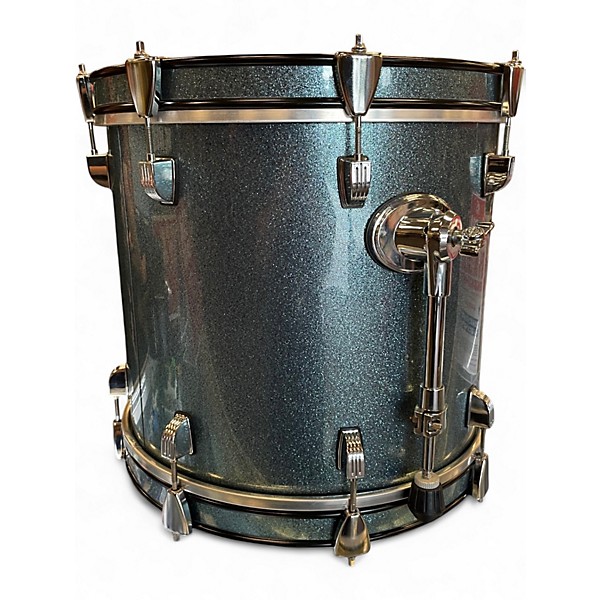 Used Ludwig 6 Piece Breakbeats By Questlove Blue Sapphire Drum Kit