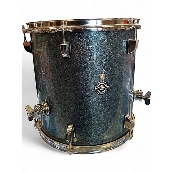 Used Ludwig 6 Piece Breakbeats By Questlove Blue Sapphire Drum Kit
