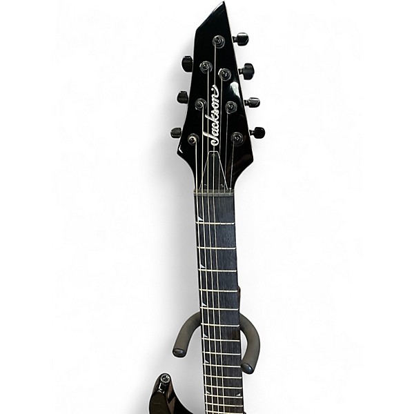Used Jackson JS22-7 Dinky 7 String Black Solid Body Electric Guitar