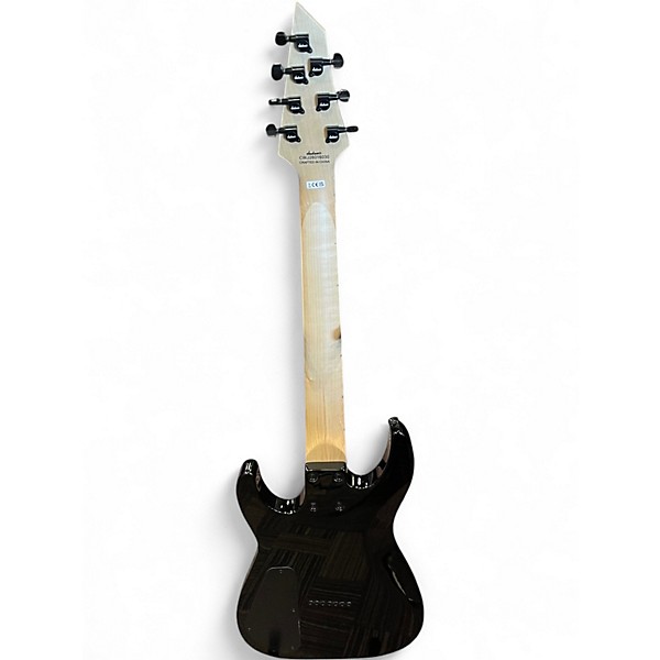 Used Jackson JS22-7 Dinky 7 String Black Solid Body Electric Guitar