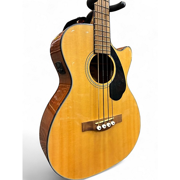 Used 2022 Fender CB-60SE Worn Natural Acoustic Bass Guitar